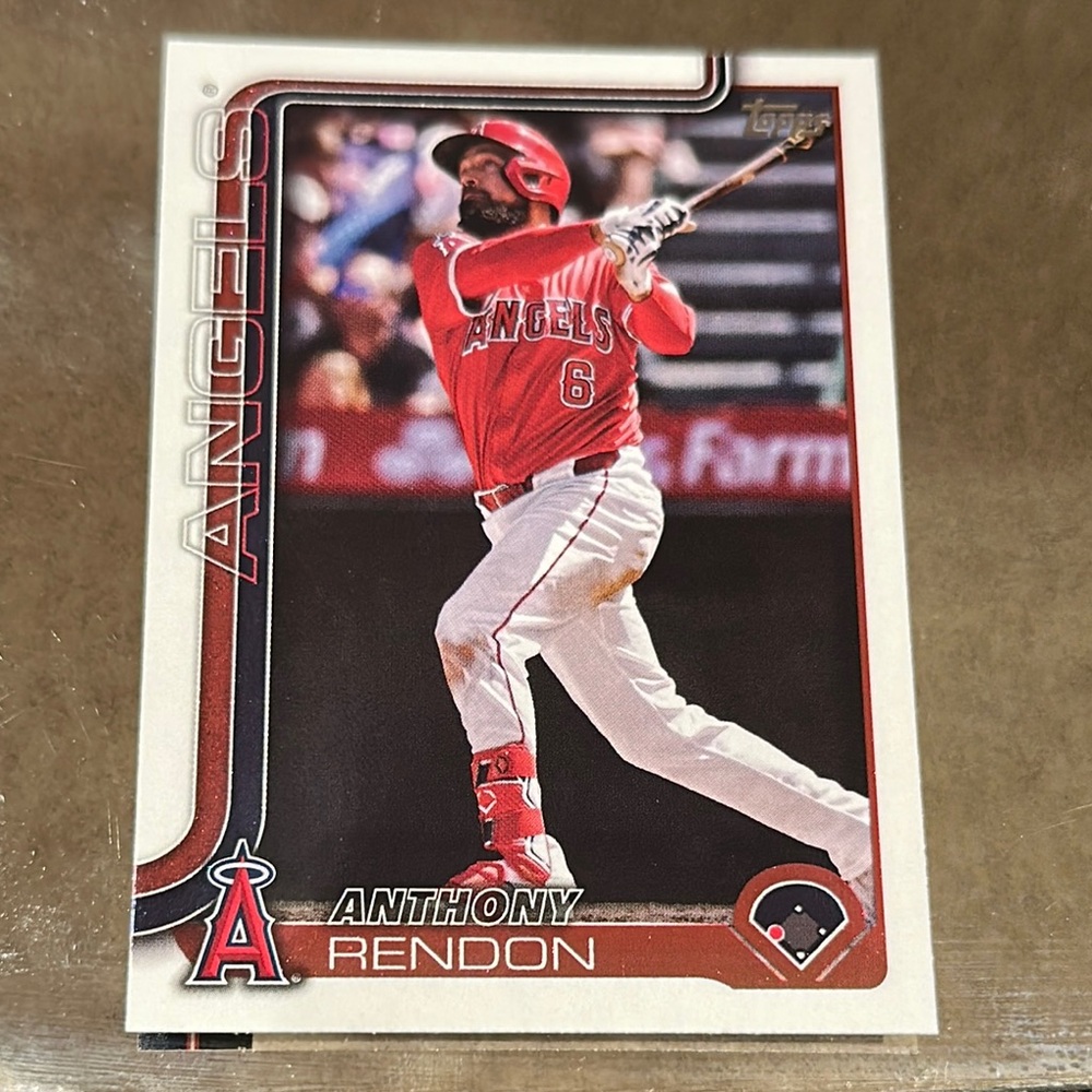 Topps Men's Red Baseball Card